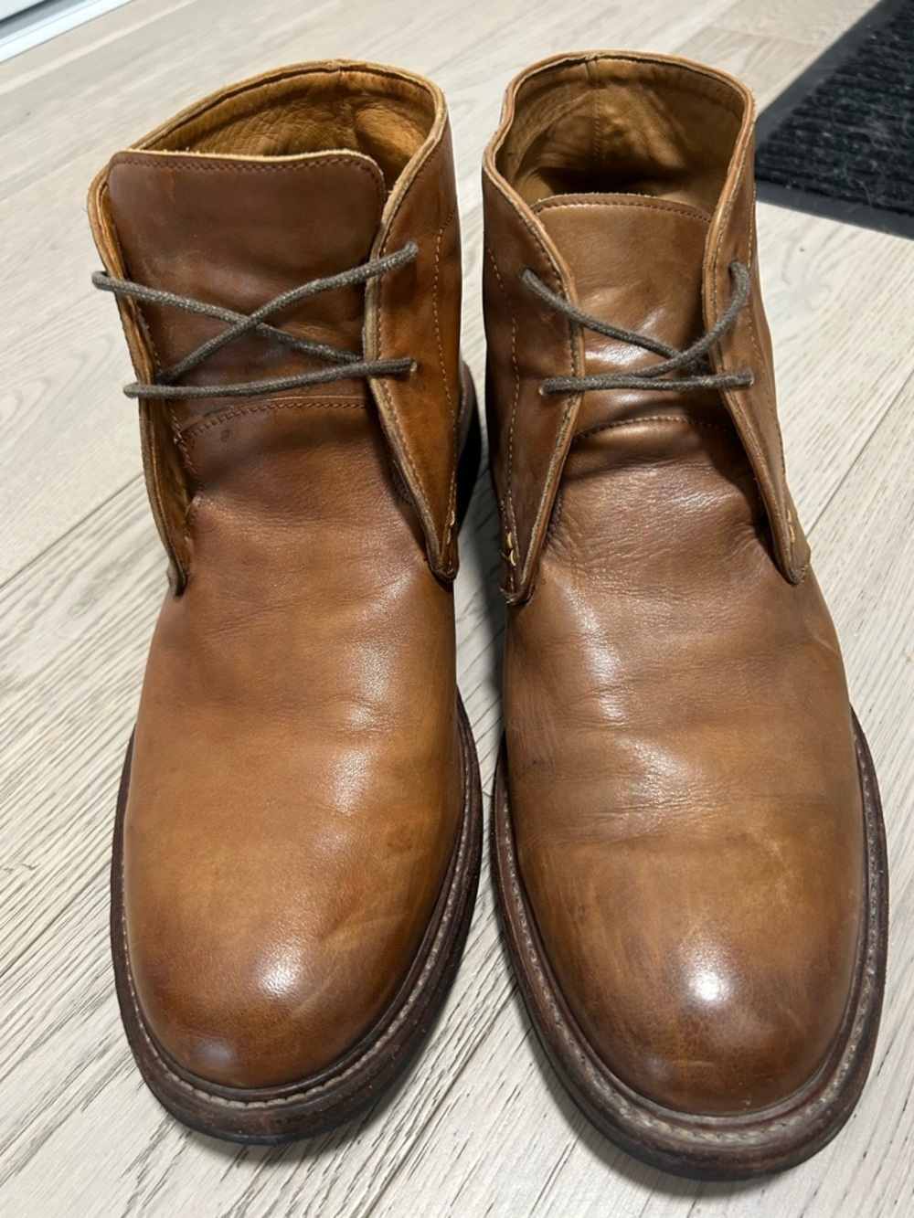 Frye Men's Leather Boots - Light Brown/Tan